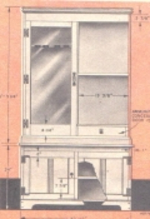 Product picture Gun Cabinet Plans
