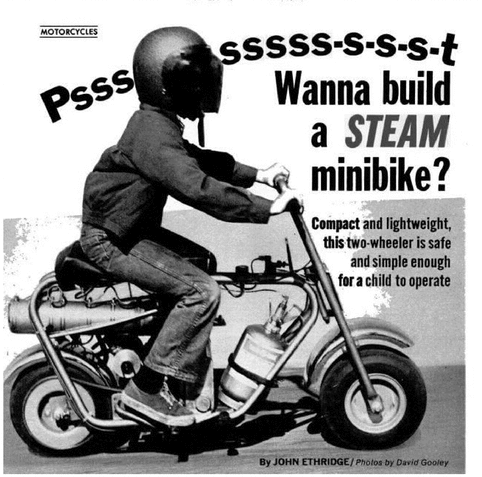 Product picture Mini Bike Plans Steam Bike